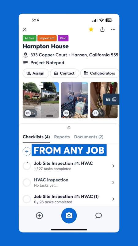 CompanyCam Facebook ad