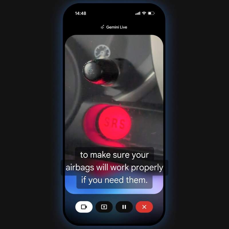 Google Gemini App Facebook ad
