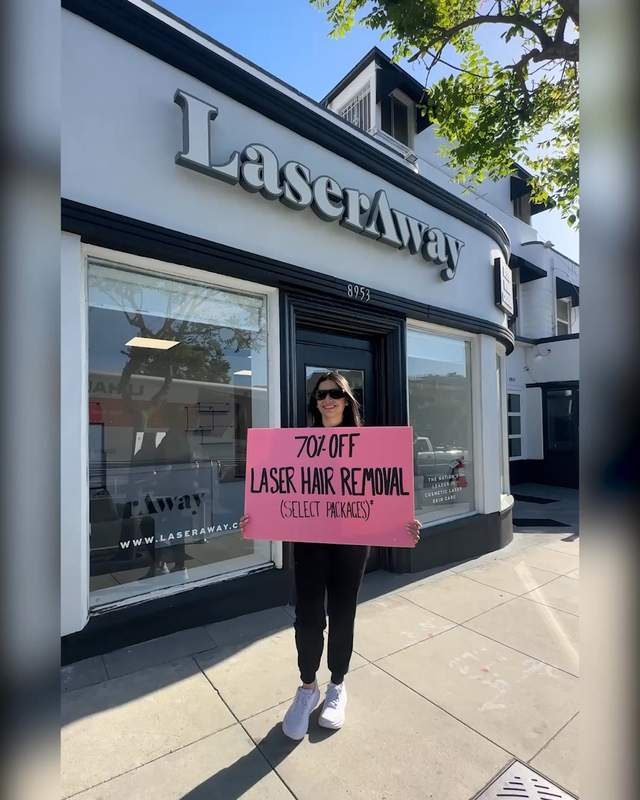 LaserAway Facebook ad