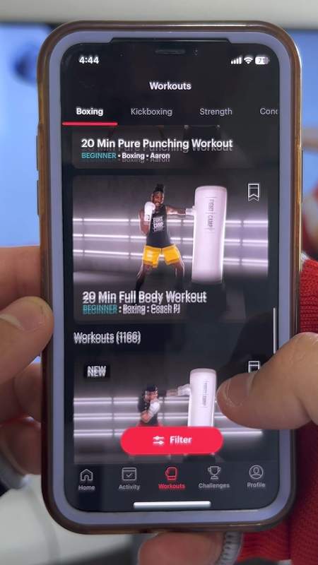FightCamp Facebook ad