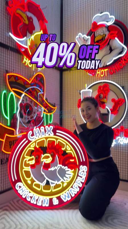 Orant Neon Facebook ad
