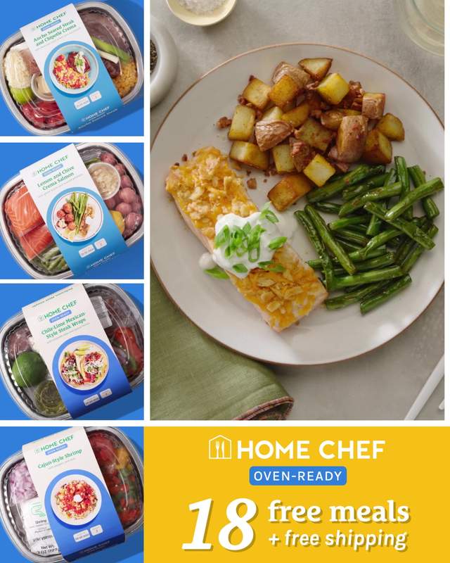 Home Chef Facebook ad