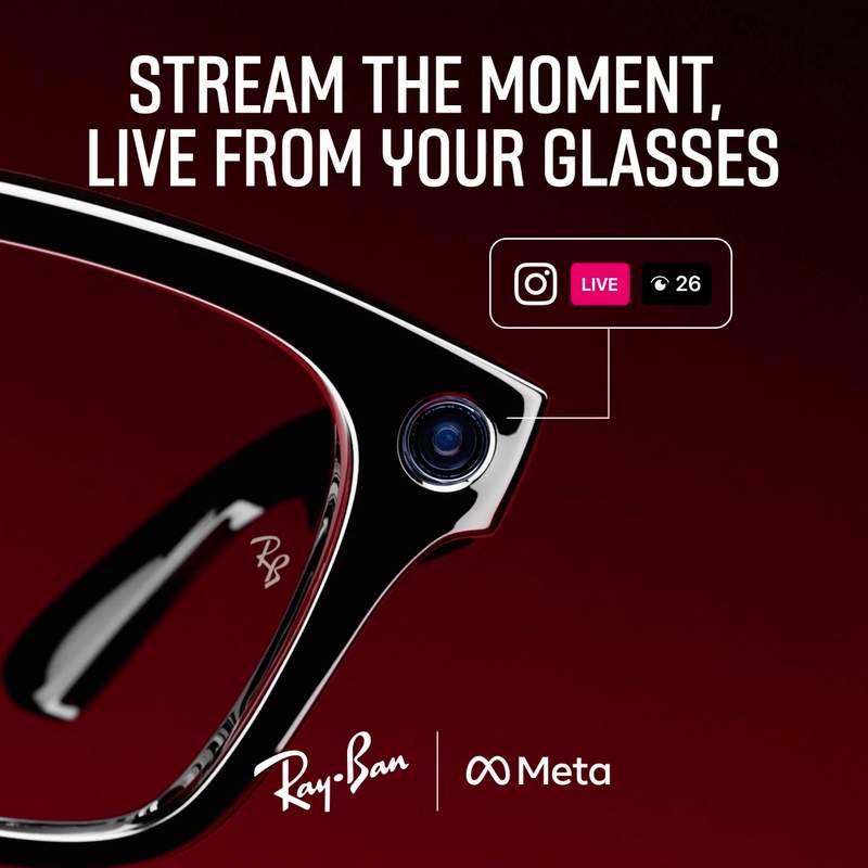 Ray-Ban Meta Facebook ad