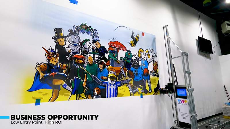 The Wall Printer Facebook ad
