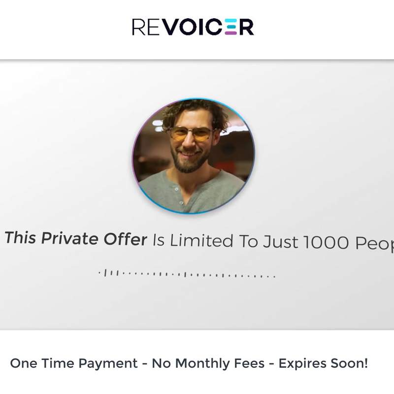 Revoicer - AI Text To Speech Facebook ad