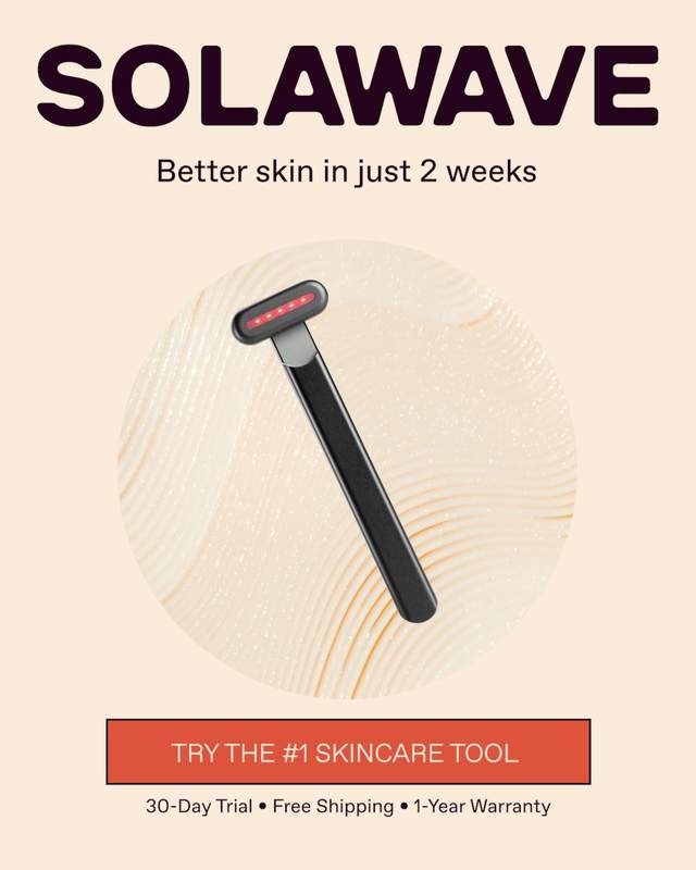 Solawave Facebook ad