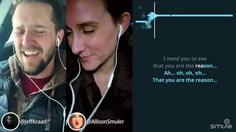 Smule Facebook ad
