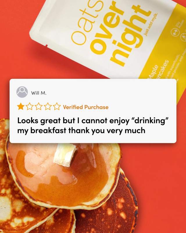 Oats Overnight Facebook ad