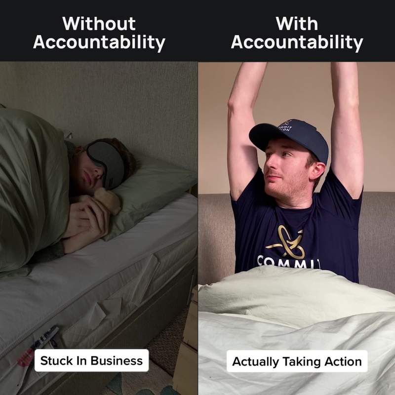 Commit Action Facebook ad