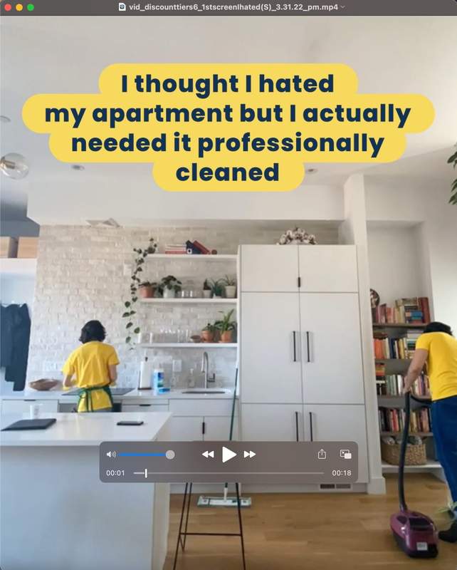 Dazzling Cleaning Facebook ad