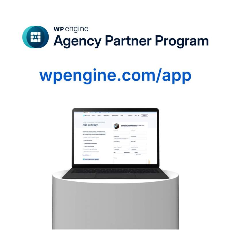 WP Engine Facebook ad